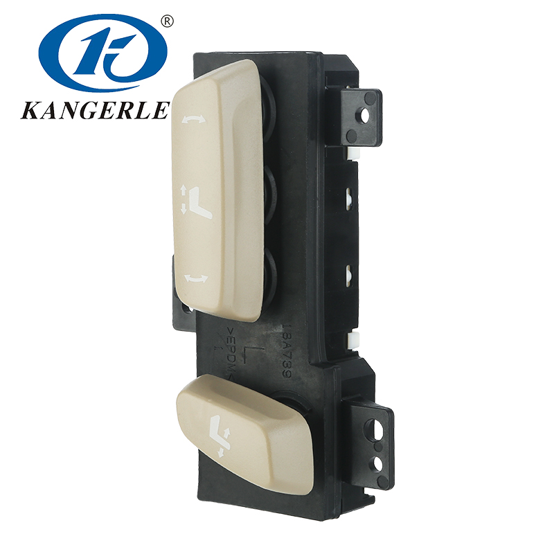 Car Power Seat Adjustment Switch with Beige Button