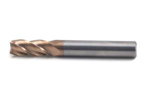 Solid Carbide 4 flute flat end mill