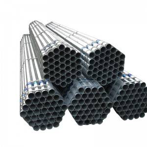 carbon pipe 6 meter galvanized welded steel round pipe
