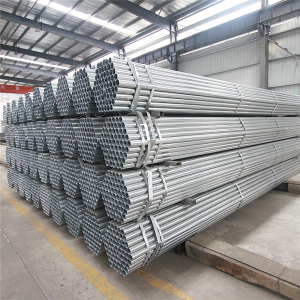 ERW carbon hollow section galvanized steel pipe for greenhouse building steel pipe
