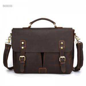 Multifunctional Men’s Leather Tote Bags Men’s Casual PU Leather Fashion Business Briefcase