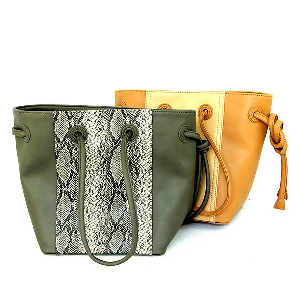 Fashion stitching Large capacity handbag for woman (8)