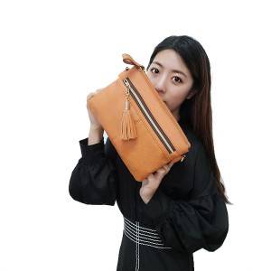 Fringed simple handbag/ slant strap bag for female