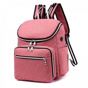 New design fashion mummy baby maternity nappy bag travel backpack multifunctional mummy diaper bags