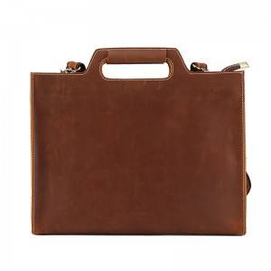 New products soft simple comfortable business leather men bag men’s fashion custom briefcase