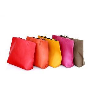 Selected PU synthetic leather tote bag