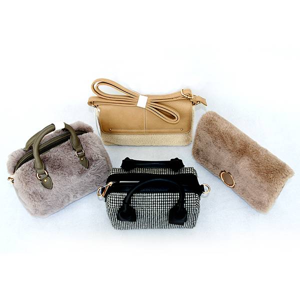 Korean fashion new trend fur plush ball small bag shoulder diagonal bag handbag wholesale (2)