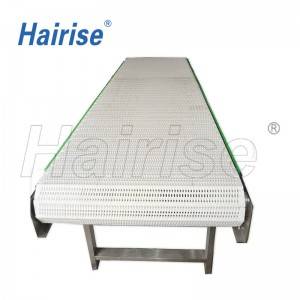 Hairise cleaning conveyor with modular belt Har6100