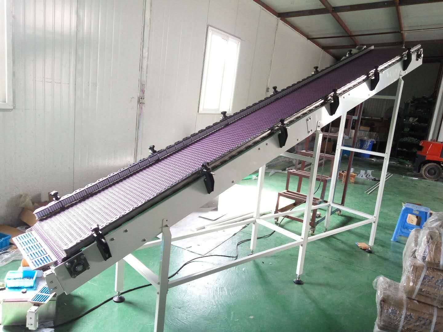 Hairise Inclined Modular Belt Conveyor with Rubber