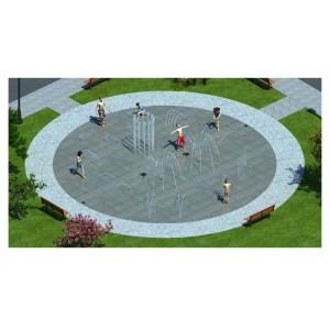 Commercial Used Pool Kids Water Play Equipment Water Splash Pad for Sale
