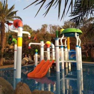 Aquatic Fiberglas Kinder Wasserhaus Wasserspielanlage für Pool