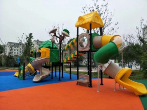 Customized Outdoor Playground playground tube slides