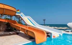Mutong water park equipments, big water slides for sale