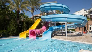 Aqua Park Pool Slide Used Fiberglass Water Slides for Sale