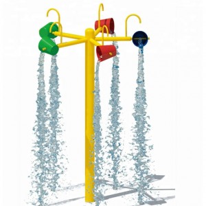 double drench bucket for kids summer water play