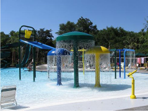 Outdoor Spray Park Water Fountain Jets for Splash Pad Park For Sales