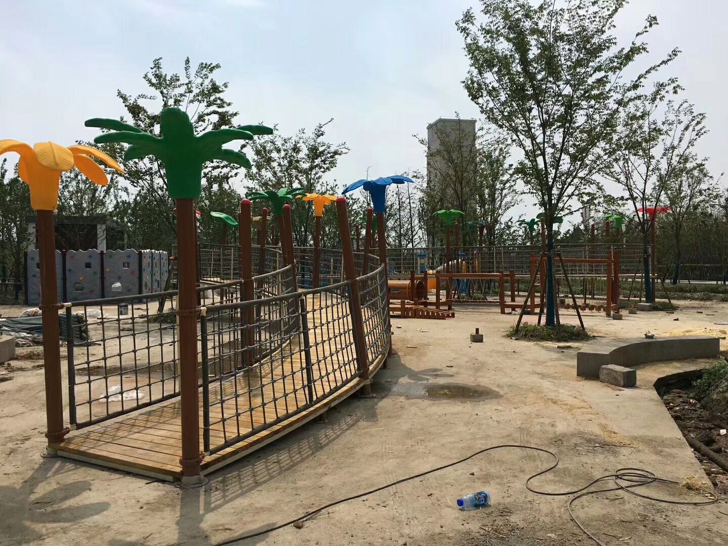 Our new installation outdoor playground project–located in Jiading district, Shanghai, China