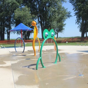 water Splash pad aquatic play equipment for water park pool