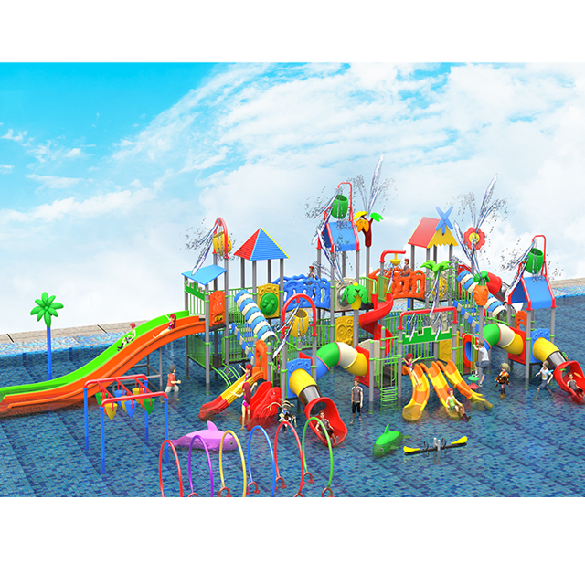 hard plastic water slides for sale,new arrival and factory price water house playground for hotel Featured Image