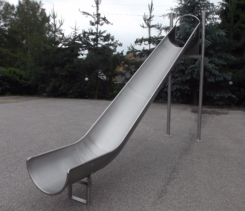 Stainless steel good qualityoutdoor stainless steel playground slide made in China Featured Image