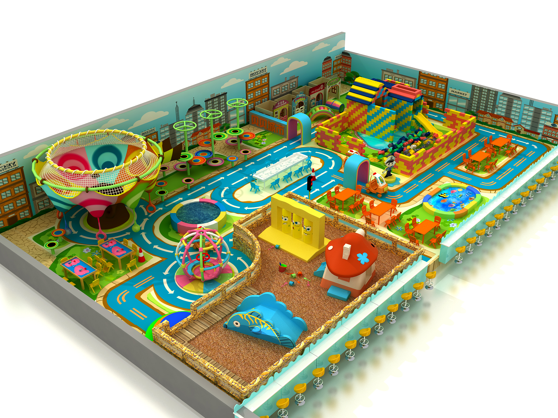 Dreamland New Design Children Amusement Soft Indoor Playground