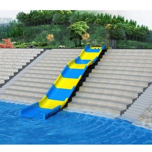 Fiberglass Outdoor Family Water Park Equipment Water Slide