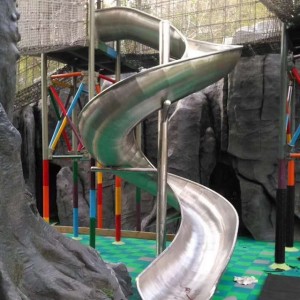 China Factory Amusement Park Outdoor Stainless Steel Slide