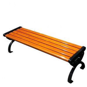 Outdoor Furniture Garden durable Bench, waterproof and Wear Cast Iron Frame Design wpc outdoor park bench
