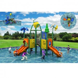 Top quality promotion kids small water slide plastic play house buy professional water slide