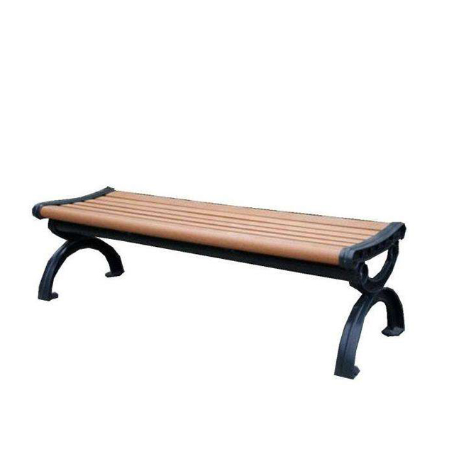 Cast Iron Leg,garden bench park/Backless Park Bench Commercial Seating Benches Featured Image