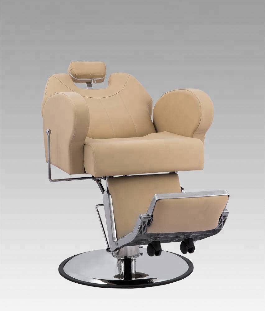 old style big chrome round base big heavy duty hydraulic pump modern salon chair barber chairs