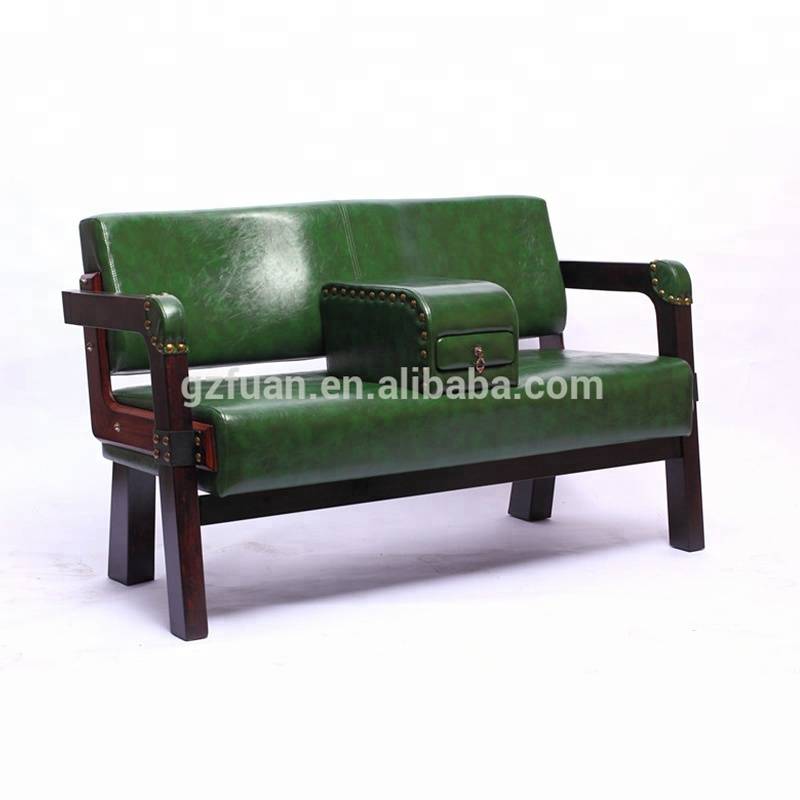 Modern design synthetic leather hair salon waiting area chairs for sale