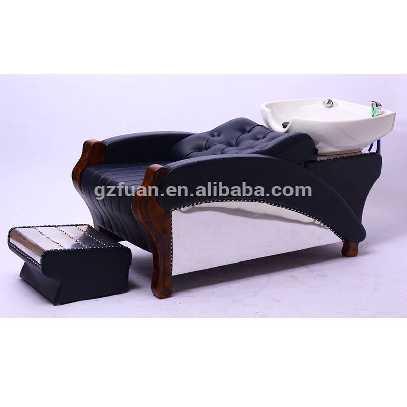 2018 spacious and comfortable soft cushion shampoo bed salon shampoo massage chair