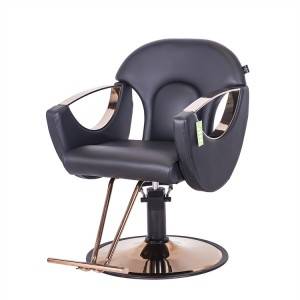 barber shop led salon chair and mirror wall furniture station