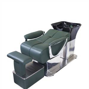 Comfortable luxury bowl massage bed salon backwash units lay down hair washing salon shampoo chair for sale