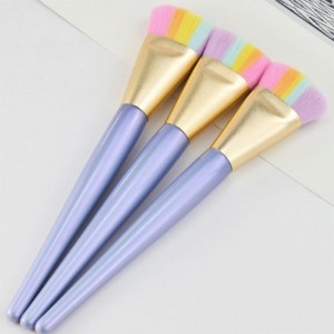 China Highlight Single Makeup Brush Synthetic Hair Manufacturers Beauty Cosmetic Brushes