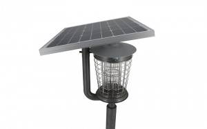 MK Aluminum Alloy Electric Shock UV solar Mosquito Trap Insect Killer Lamp