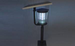 MK Aluminum Alloy Electric Shock UV solar Mosquito Trap Insect Killer Lamp