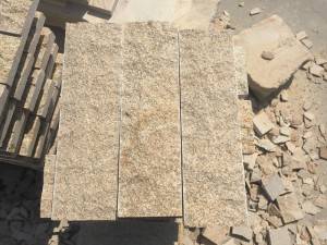 Barry yellow granite exterior wall cladding