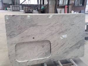 river white granite countertop