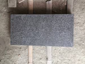 G684 black basalt granite paver