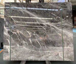 Factory wholesale Light Green Marble Flooring - Gucci grey marble slab – Union