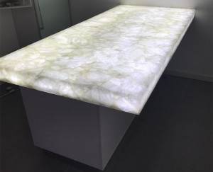 2019 wholesale price Agate Wall Panel -
 crystal white quartz countertop – Union