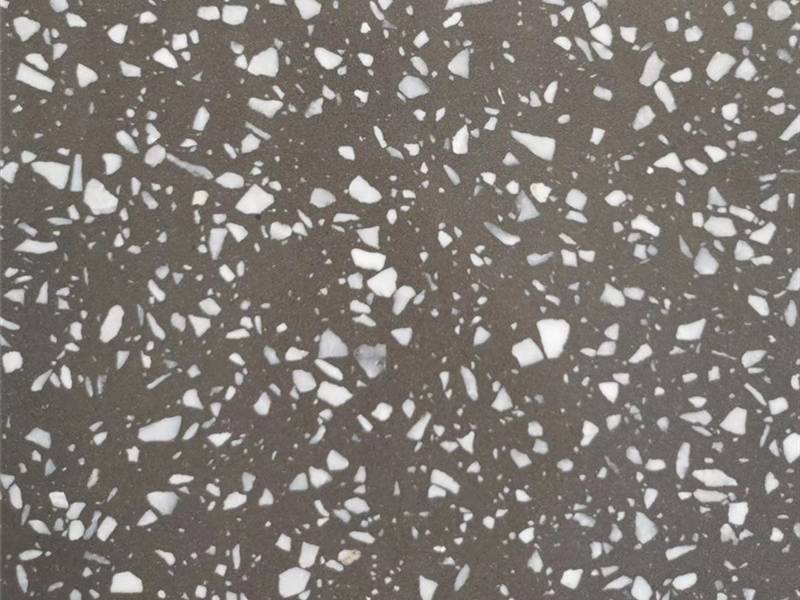 China Cheap price Plain Brilliant White Engineered Stone -
 A2 bosy grey terrazzo indoor floor tiles – Union