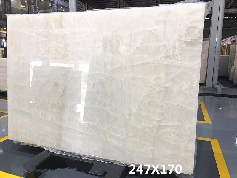 100% Original Factory White Quartzite Table Tops -
 Alba pure white onyx – Union