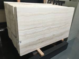 Natural amber white onyx marble