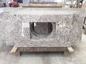 Bianco Antico granite countertop