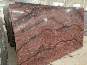 Red Silk Marble