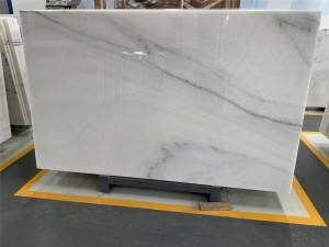 Columbia white marble slab