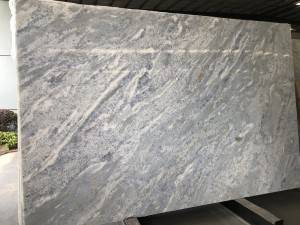 Factory wholesale Red Marble Wall Background - Crystal blue marble countertop – Union